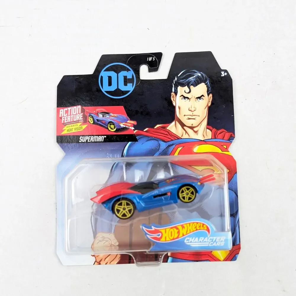 Hot Wheels DC Superman Action Feature Character Car FYV45 Sealed